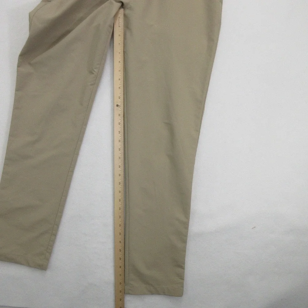 Banana Republic Men's Pants 34x34 Golf Khaki Tan Polyester Performance Stretch